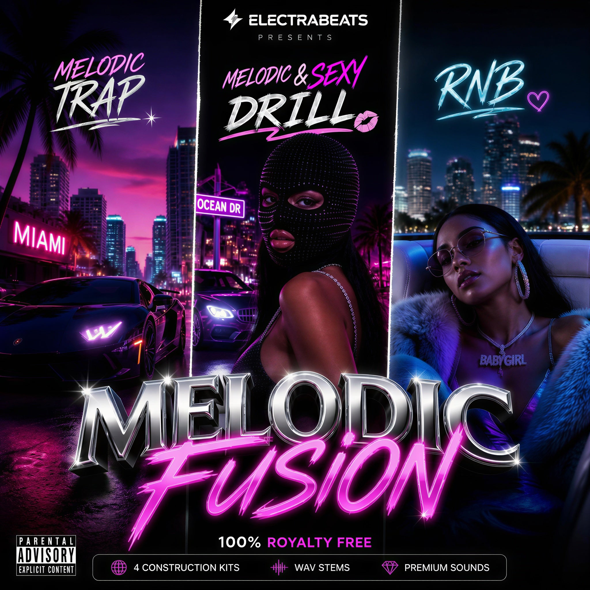 MELODIC FUSION - Melodic Trap/Drill/RnB Sample Pack
